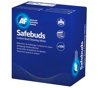 AF Safebuds - Cotton Bud Cleaning Stick - 10 x 100 Resealable Bags of Safebuds, SBU000
