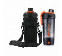 AF-WAN Neoprene Insulated Carrying Case Bag for VOLTRX 24oz Electric Shaker Bottle | Waterproof, Dustproof, Adjustable Strap, Foldable Protector (Classic Black, 1)