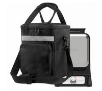 AF-WAN Portable Carrying Storage Bag for Ninja BW1001 NeverStick PRO Belgian Waffle Make- 1680D Oxford Fabric with Multiple Pockets, Shoulder Strap & Handle, Folds for Easy Storage