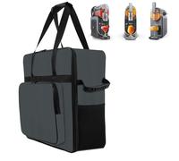 AF-WAN Transport Bag for Ninja SLUSHi Machine FS301EU/FS299/FS301CEU - Portable Outdoor Travel Transport Box for Frozen Drinks Machines with Front Opening and Large Accessory Bag (Dark Grey), darkgray