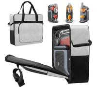 AF-WAN Transport Bag for Ninja SLUSHi Machine FS301EU/FS299/FS301CEU - Portable Outdoor Travel Transport Box for Frozen Drinks Machines with Front Opening and Large Accessory Bag (Grey), gray, Modern