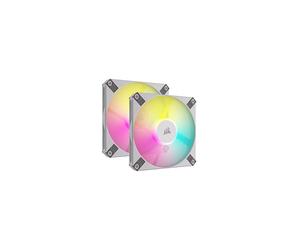 AF120 RGB SLIM, 120mm PWM Fluid Dynamic Bearing Fan Kit - Thin Profile for Small-Form Cases - Low-Noise - Up to 2000 RPM - 8 Addressable RGB LEDs -