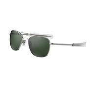 AF146 Gunmetal Man Outlet sunglasses Metal Rifle barrel Green Squared Normal