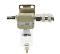AF2000-02 Compressed Air Compressor In Line Moisture Water Filter Trap 1/4" W Pneumatic EU Fittings(AF2000-02-SM20PM20,AF2000-02)