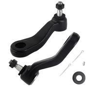 Afa Motors 2PC K6534 K6536 Idler Arm Pitman Arm w/4 Grooves Kit For Chevy Silverado 1500 Tahoe Suburban 1500 Avalanche 1500 For GMC Sierra 1500 For Cadillac Escalade Replacement Suspension kit