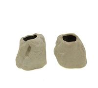 AFACYGN Aquatic Plant Pot,Ceramic Aquatic Decor Plant Cup Holder for Fish Tank Aquarium Aquascape Decoration (M 2pcs)