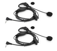 Afadorable 1 Pin 2.5mm Earpiece with Boom Microphone, IXTN4011 IXTN4011AR G-Shape Headset with PTT Mic Compatible for Motorola Talkabout Radio T200 T400 T600 T800 MR350R MH230R MT350R (2 Pack)