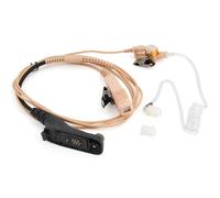 Afadorable Two-Wire Surveillance Headset Kit, PMLN6130A Translucent Tube Earpiece with PTT Mic Compatible for Motorola Radio APX4000 APX6000 APX7000 APX8000 XPR6350 XPR6550 XPR7350 XPR7550 (1 Pack)