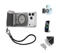 AFAITH Master Phone Camera Grip for iPhone and Andriod,Magnetic Phone Camera Battery Grip Built- in 3200mAh Battery Wireless Charging, DSLR-Style Smartphone Photo Handle for Selfies/Photography/Video