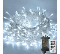 Afaiup Cool White Fairy Lights Indoor Bedroom, 8 Modes Christmas Fairy Light Plug in Classroom Lights, 82ft 200 LED Fairy Twinkle Light Outdoor for Xmas Lights Classroom Christmas Tree Decor