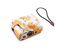 AFAKEREPPV Durable And Exquisite Retro Leather Solid Color Protective Cover Camera Dedicated Camera Bag Handbag Protective Cover Fit For Sony ZV1 Digital Camera Bags(One Size)