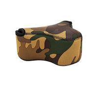 AFAKEREPPV Soft Mirrorless Camera Bag Small Neoprene Waterproof Protective Cover Bag Fit For Sony A6100 A6600 A6500 A6300 A6000 Fit For Canon M10 G3 X SX520 Digital Camera Bags(OC-S2YG)