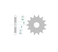 Afam 28400 Front Sprocket