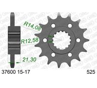 Afam 37600 Front Sprocket Silver 17t