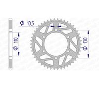 AFAM Aluminium Rear Sprocket 13814 - 520