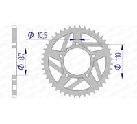 AFAM Aluminium Rear Sprocket 15405 - 520, size 230 mm