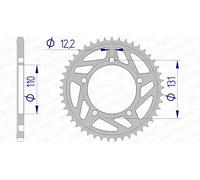 AFAM Aluminium Rear Sprocket 165801 - 520