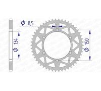 AFAM Aluminium Rear Sprocket 17206520