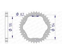 AFAM Aluminium Rear Sprocket 51803 - 525 - Requires an Rear Sprocket Carrier