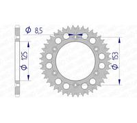 AFAM Aluminium Ultra-Light Rear Sprocket 11212 - 520