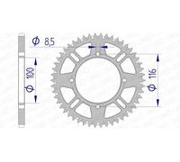 AFAM Aluminium Ultra-Light Self-Cleaning Rear Sprocket 17104420
