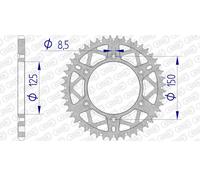AFAM Aluminium Ultra-Light Self-Cleaning Rear Sprocket 72304 - 520