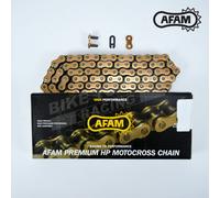 Afam Recommended Gold 420 Pitch 86 Link Chain fits Honda ST70 Dax 1982-