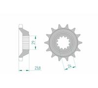 AFAM Steel Standard Front Sprocket 24806 - 530