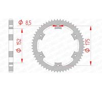 AFAM Steel Standard Rear Sprocket 12207 - 428