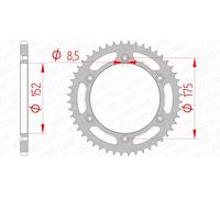 AFAM Steel Standard Rear Sprocket 12508 - 520
