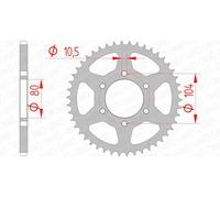 AFAM Steel Standard Rear Sprocket 16606 - 520
