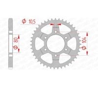 AFAM Steel Standard Rear Sprocket 16610 - 525