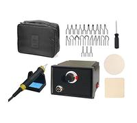 Afantti Pyrography Tool Machine Professional Wood Burning Pen Kit Electric Leather Burner Set | 200-800 °C | 23 Tips | Carry Case | for Adult Starter Beginner Craft