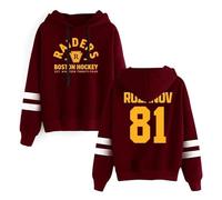 AFANYUH Heated Rivalry Hockey Jersey Tshirt Hoodies Unisex,Ilya Rozanov 81 /Shane Hollander 24 /Hunter 21 Long Sleeve Jersey Hockey Shirts Heated Rivalry Merch for Fans Men/Women XXL Wine