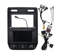 AFBGHLKMB Navigation Frame Radio Bezel Car Frame Fascia Adapter Canbus Box Decoder Android Radio Dash Fitting Panel Kit For F150 For F250 For Raptor 2015-2021