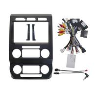 AFBGHLKMB Navigation Frame Radio Bezel Car Frame Fascia Adapter Canbus Box Decoder Android Radio Dash Fitting Panel Kit For F150 For F250 For Raptor 2015-2021