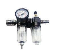 AFC2000 G1/4 Air Compressor Separator Filter Reduce Pressure Valve AFR2000 + AL2000 1Pcs(ADD SM PM,Copper core)
