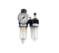 AFC2000 G1/4" Air Filter Regulator Combination Lubricator,FRL Two Union Treatment oil water separation AFR2000+AL2000(4MM Fittings)