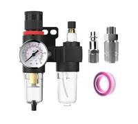 AFC2000 Oil Water Separator Regulator Trap Filter | Airbrush Air Compressor Pressure Reducing 1/4(AFC2000 w US)