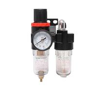 AFC2000 Oil Water Separator Regulator Trap Filter Airbrush Air Compressor Pressure Regulator Reducing Valve AFR2000+AL2000 G1/4"(AFC2000 6mm fitting)