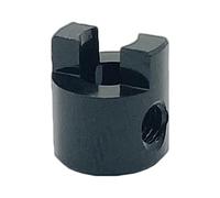 AFCAHEH 1 Piece Boat Model Dog Shaft Crutch Connector DIY Propeller Crutch Paddle Fork for Rc Boat Drive Shaft Parts(3mm black)