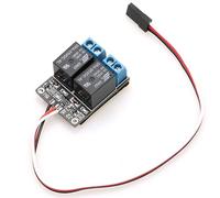AFCAHEH 1PCS PWM Relay Switch 2 in 1 Remote Control Light Electronic On-off Module for RC Model Airplane Drone 5V Receiver DIY Parts