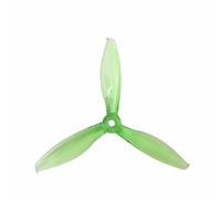 AFCAHEH 2 pair 6 colors for 5149 5.1x4.9 FPV PC 3 propeller Blade CW CCW shaft Special for high-speed three-blade crossing machine(Green 2pair)