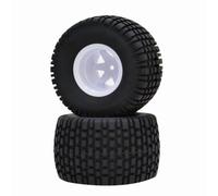 AFCAHEH 2pcs for 1/10 Scale Remote Wheels Durable Rubber Tires For Tam-iya WR-02 GF-01 G6-01 CW-01 Off-Road Monster Truck Car