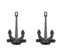 AFCAHEH 2PCS for RC Boat Mini ABS Plastic Movable Hall Anchors Anchor Rod 17mm/26mm DIY for Simulation Nautical Ship Model Marine Parts(Type 5)