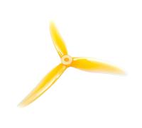 AFCAHEH 4 pcs/2 pairs for Freestyle 3S 3 Blade Propellers F3 F3S Freestyle 3 5133 5.1x3x3 PC Props for FPV Freestyle RC Drone(2Pairs Yellow)