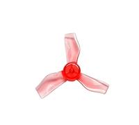AFCAHEH 4Pairs 8pcs shaft 0.8mm 4-Blade for 1220 1.2x2.0x4 31mm Hollow cup brushless motor CCW/CW propeller RC Drone airplane parts(Through red)
