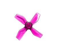 AFCAHEH 4Pairs 8pcs shaft 0.8mm 4-Blade for 1220 1.2x2.0x4 31mm Hollow cup brushless motor CCW/CW propeller RC Drone airplane parts(Through purple)