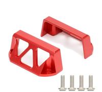 AFCAHEH 5345 25T Servo Horns 5315 Steering Guards Protector Alloy For RC Car Trax-xas 1/10 T-MAXX Revo 3. ERevo 2.0 Summit Slayer Pro(Guards Red 2Pcs)