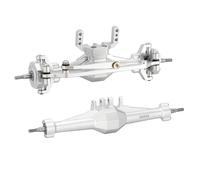 AFCAHEH Diamond Axles +4mm with Lay Down Servo Mount & Links for 1/18 RC Crawler TRX4M(Black Both)